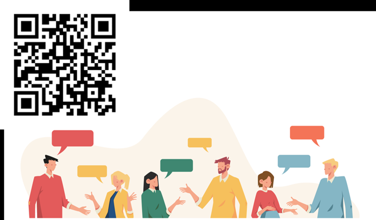 Befragung mit QR Code PNG